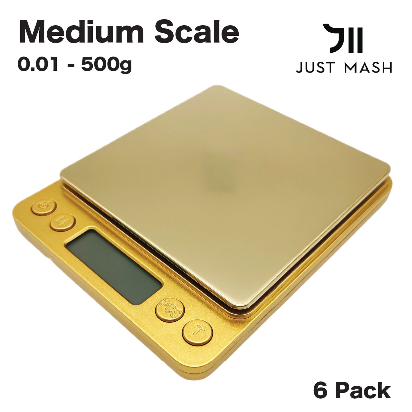 Scale Medium YP1300 GOLD 0.01x500g 6pk