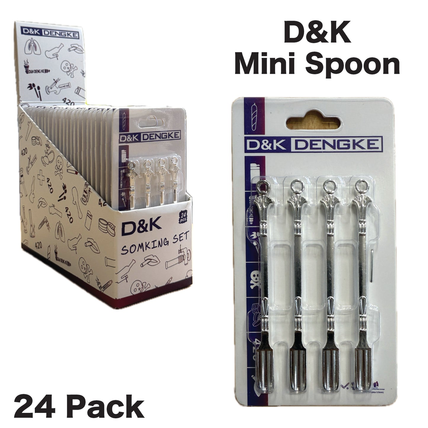 Mini Spoon D&K SPN4P 4 Spoons 24pk