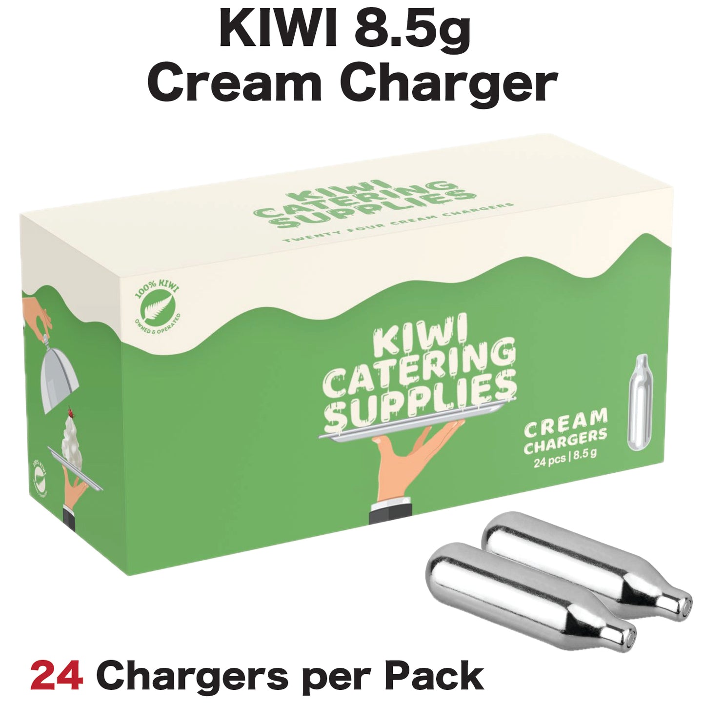 Cream Charger KIWI 24 Pack