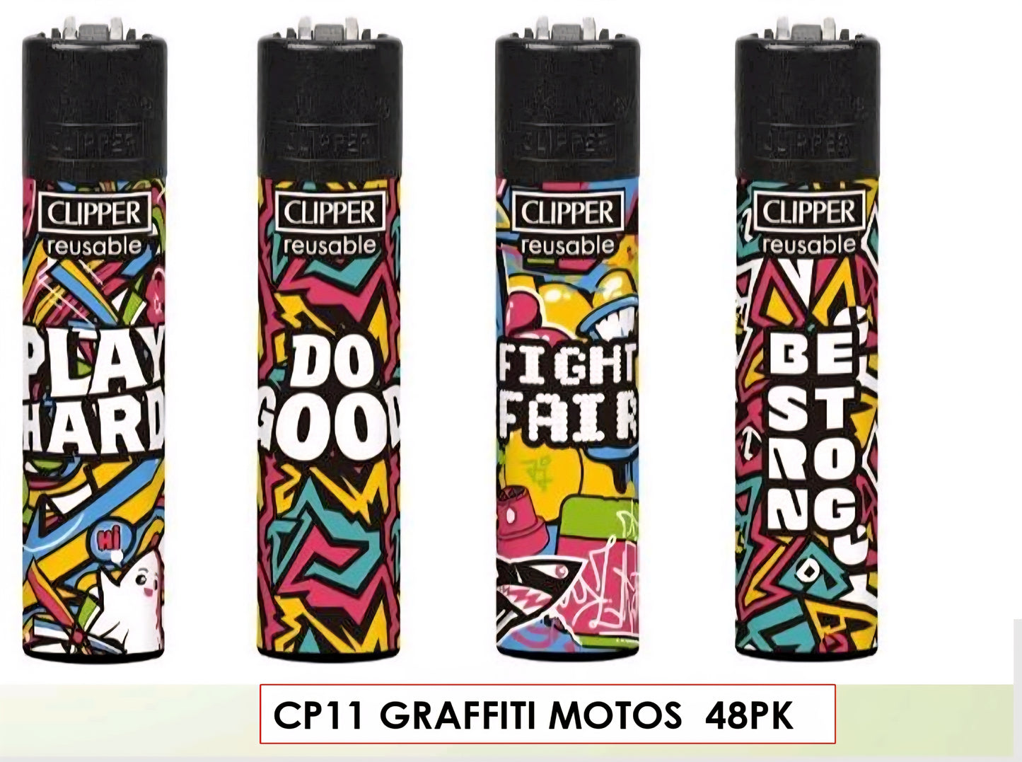 CP11 CLIPPER GRAFFITI MOTOS 48PK CP11 GRAFFITI MOTOS 48PK