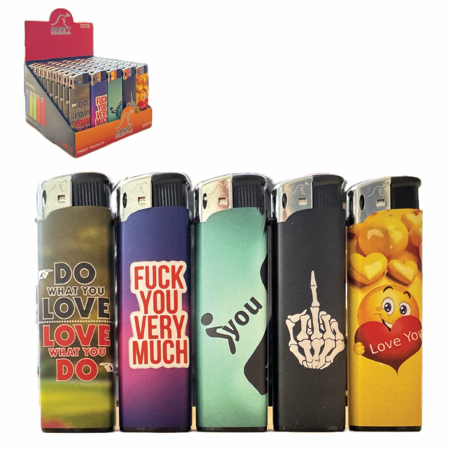 Lighter LG100H Electronic FU LU (50 Lighter/Tray)