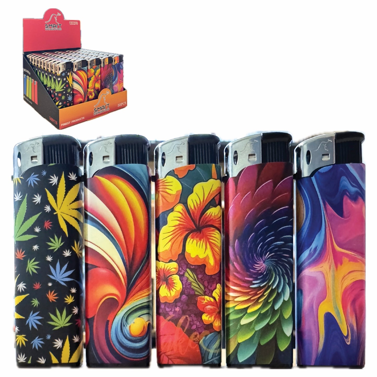 Lighter LG100E Electronic Abstract (50 Lighter/Tray)