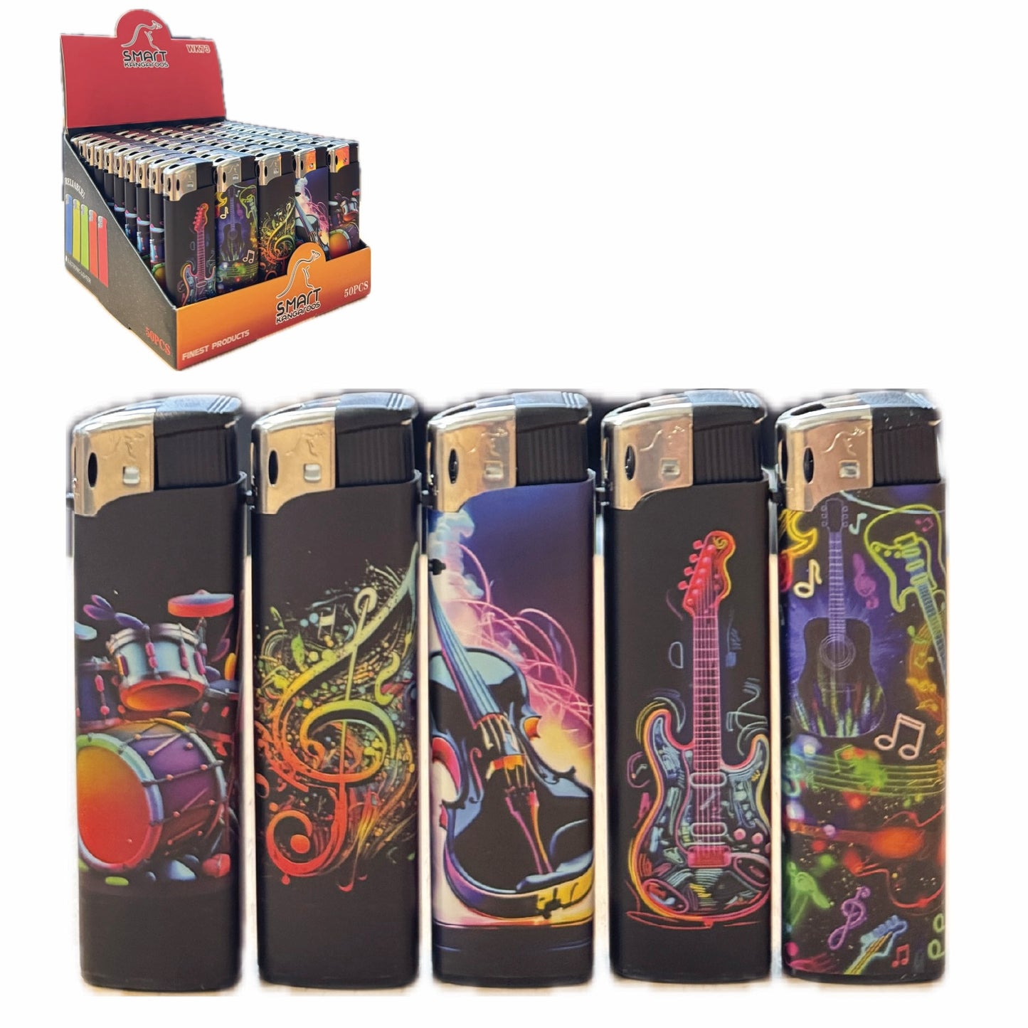 Lighter LG100G Electronic Musical (50 Lighter/Tray)