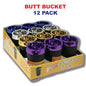Ashtray BB08 Butt Bucket Shiny 12Pk