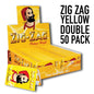 Paper ZIG ZAG YELLOW DOUBLE (50pk)