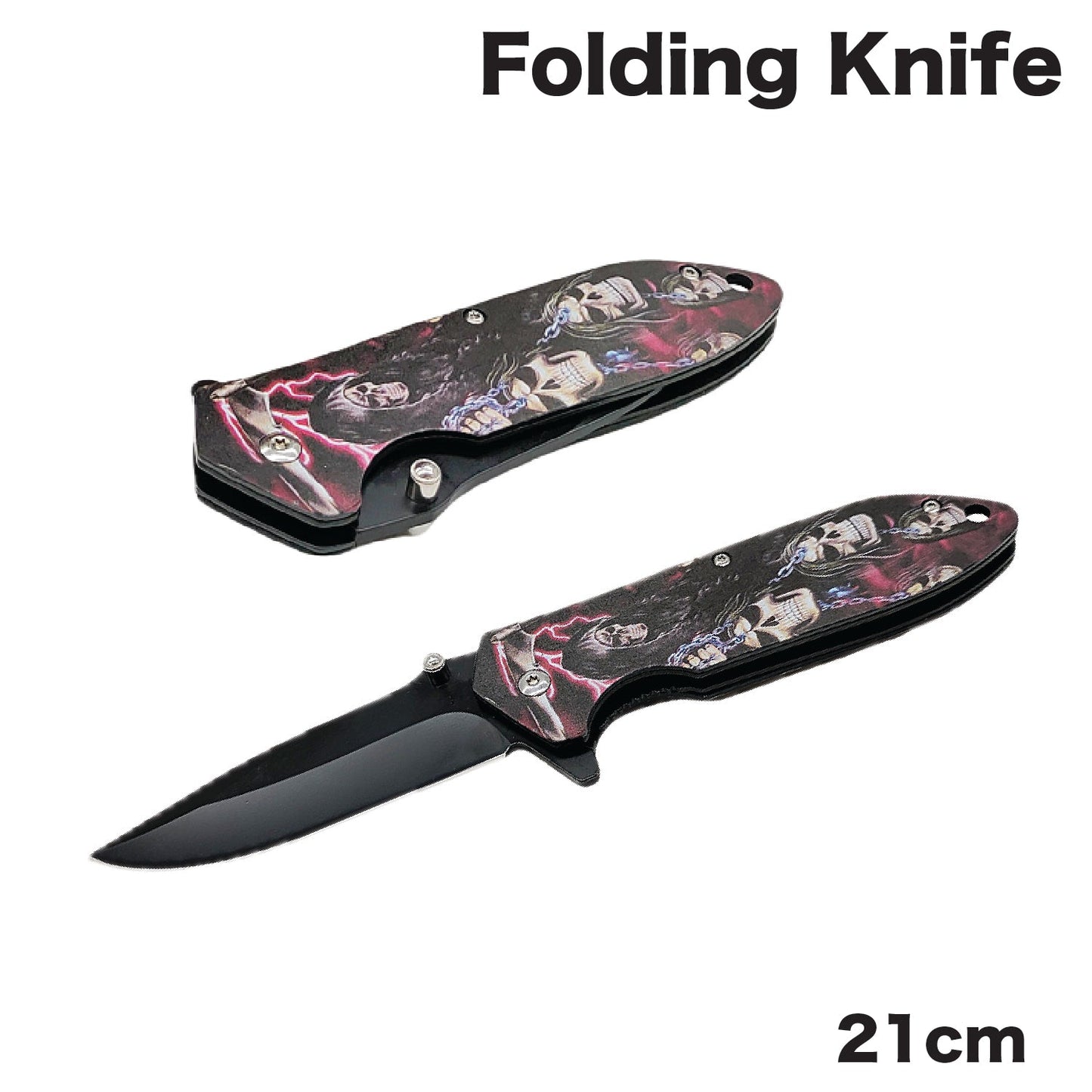 Knife K4 Folding Death 21cm