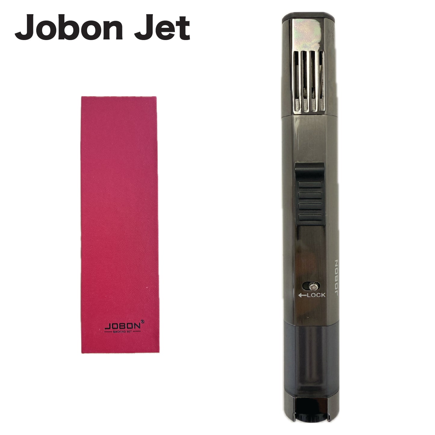 Jobon ZB323 Black Nickle Jet Lighter