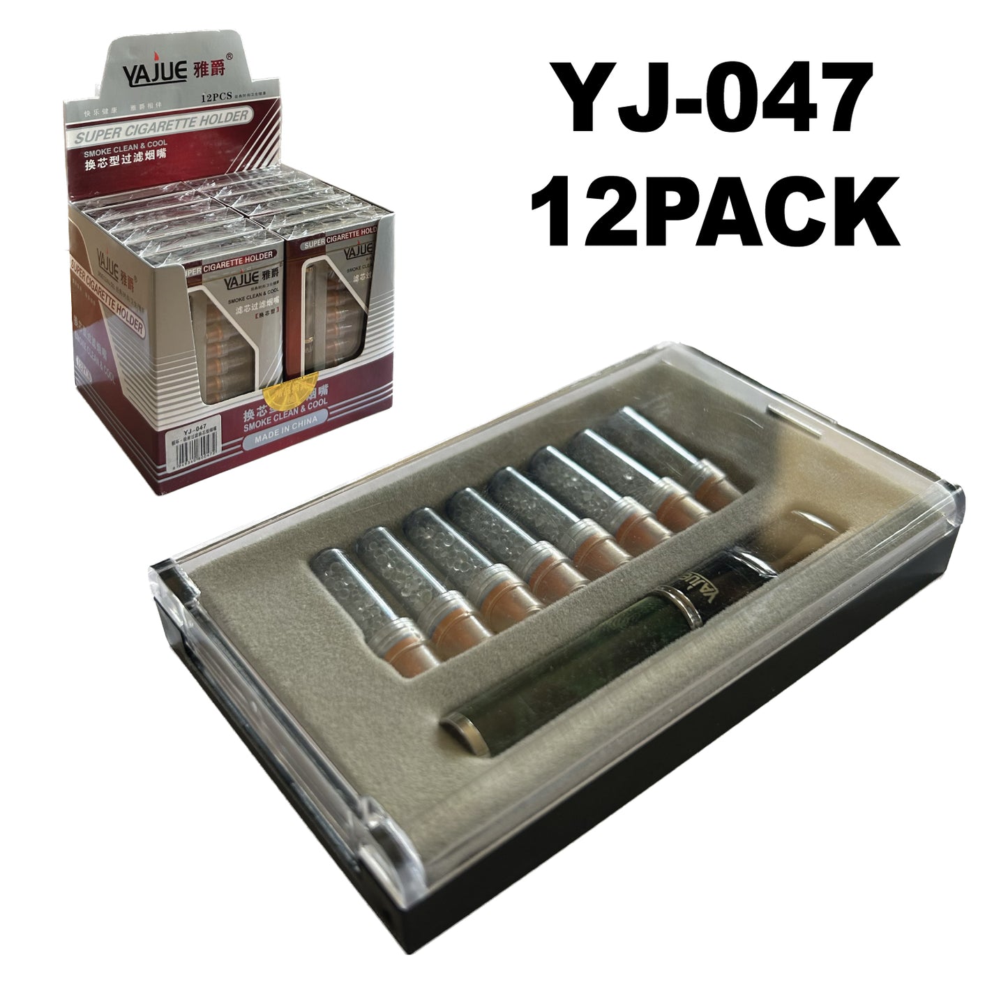 Filter Holder YJ047 8mm 10pc/12pk