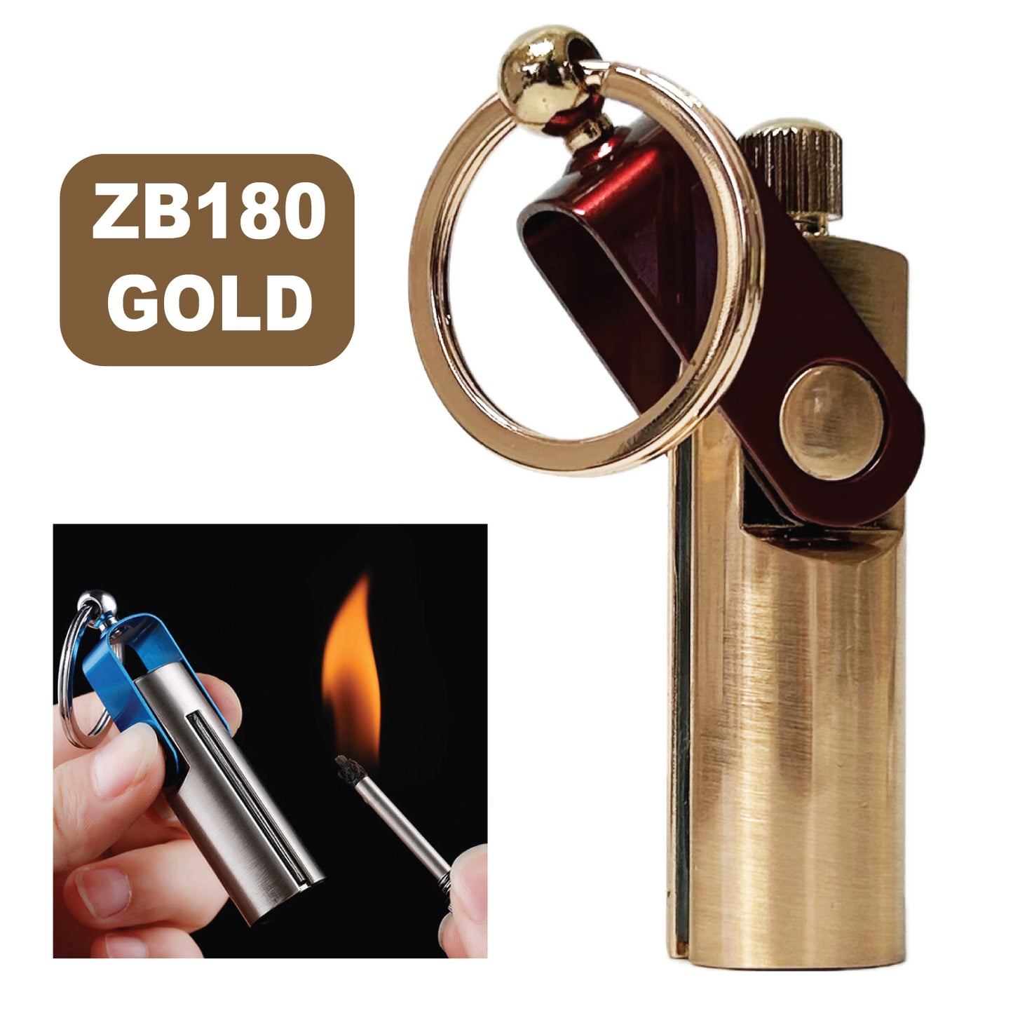 Jobon ZB180 OIL Rose Gold Matches
