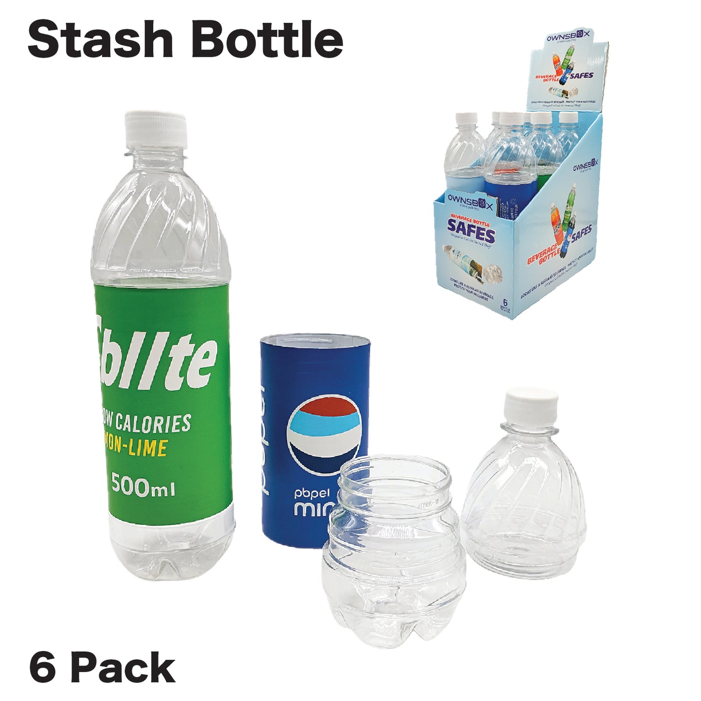 Stash Bottle BOTL1 6pk