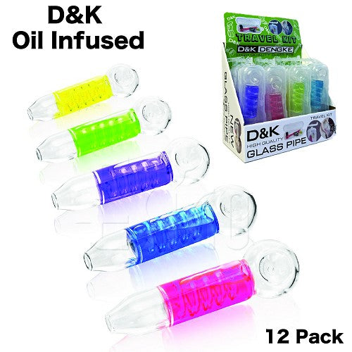 Pipe Glass GP21 D&K Oil Infused 12PK