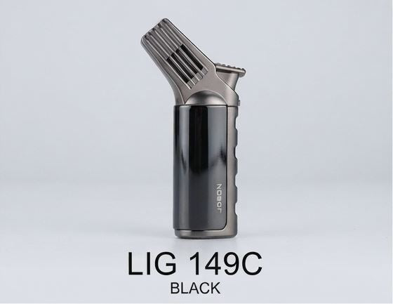 LIG 149C JOBON FLAME LIGHTER ONE FLAME RGB - BLACK