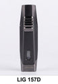 LIG 157D JOBON LIGHTER WITH TWO FLAMES - BLACK