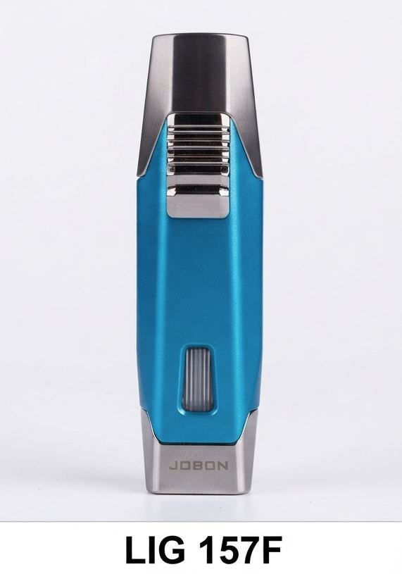 LIG 157F JOBON LIGHTER WITH TWO FLAMES - BLUE