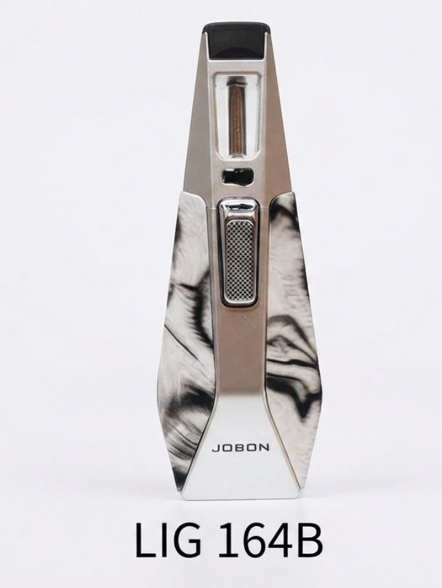 LIG 164B JOBON PRINTED LIGHTER - NICKLE/SILVER