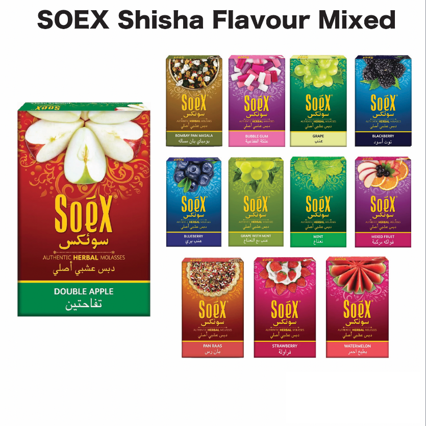 Hookah Soex Flavour Mix Flavour 10Pk