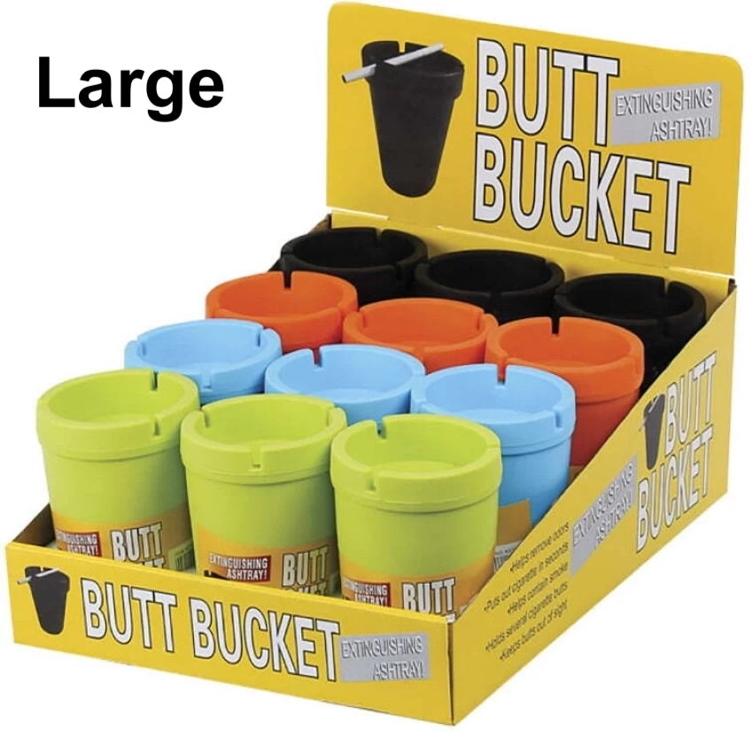 AT-41 ASHTRAY BUTT BUCKET COLOUR LARGE AT41