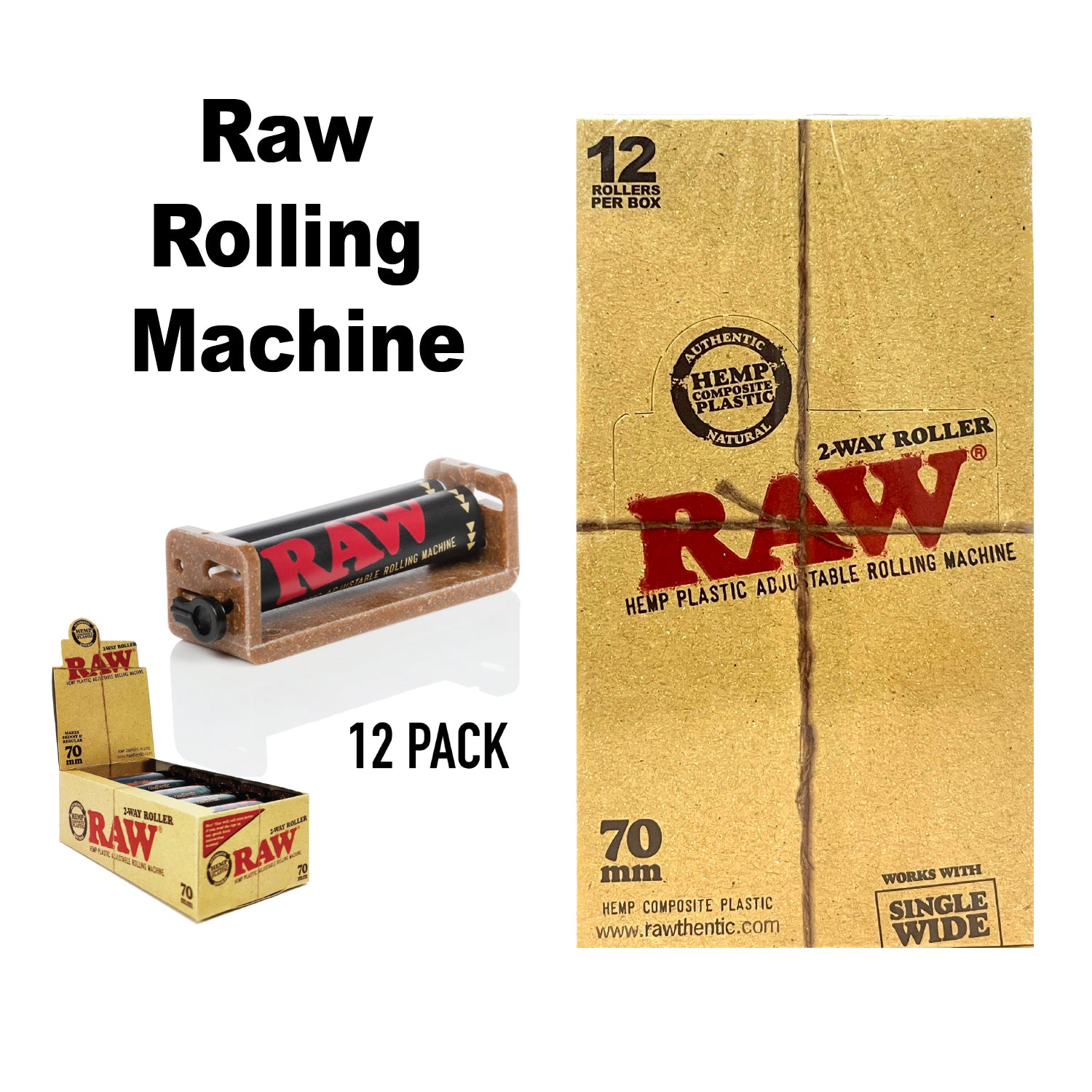Raw Rolling Machine Small 12pk – Metro Wholesalers