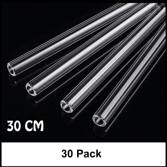Glass Tube 30cm (30 pack) - Cocktail Stirrer