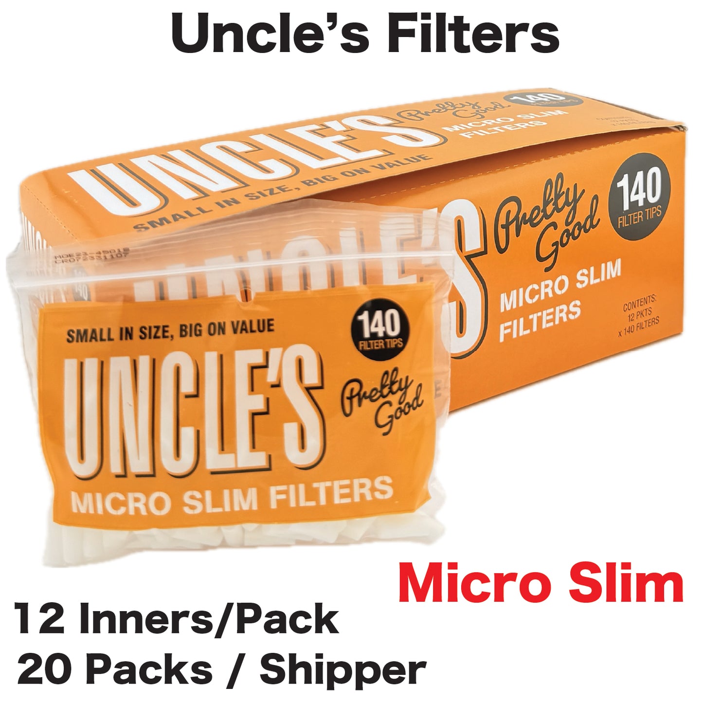 Filter Uncle Micro Slims 20pk