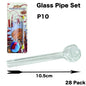 Pipe Glass Set P10 28pk