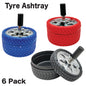 Ashtray AT45SA Tyre Colour 6pk