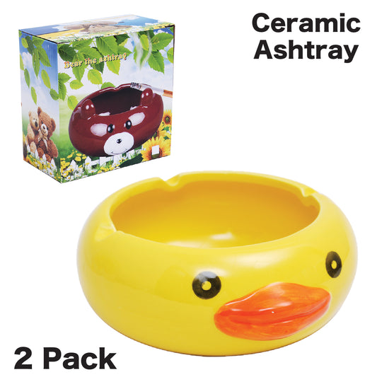 Ashtray AT7-Duck Ceramic (2 Pack)