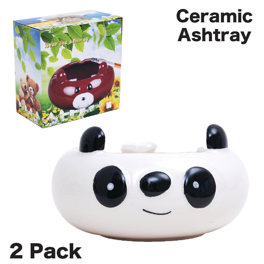 Ashtray AT7-Panda Ceramic (2 Pack)