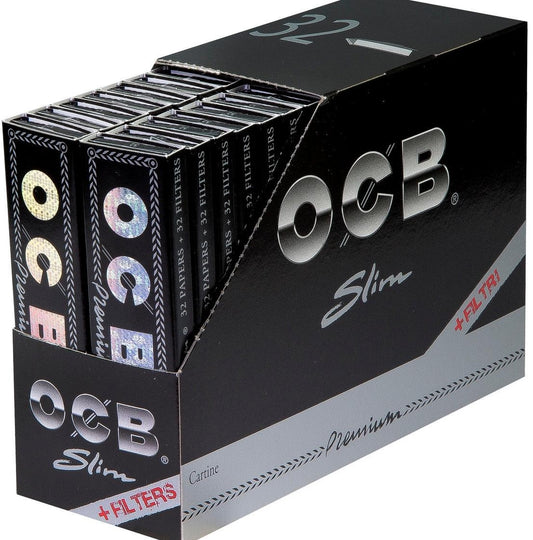 OCB Slim Paper + Tips (32 Booklet)