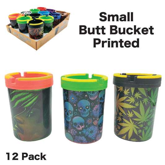 Butt Bucket Printed Small (12 Pack)