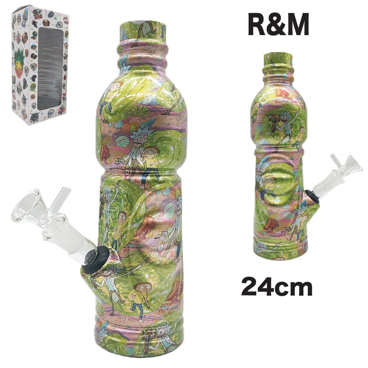 Water Pipe BO128A Rick n Morty 24cm