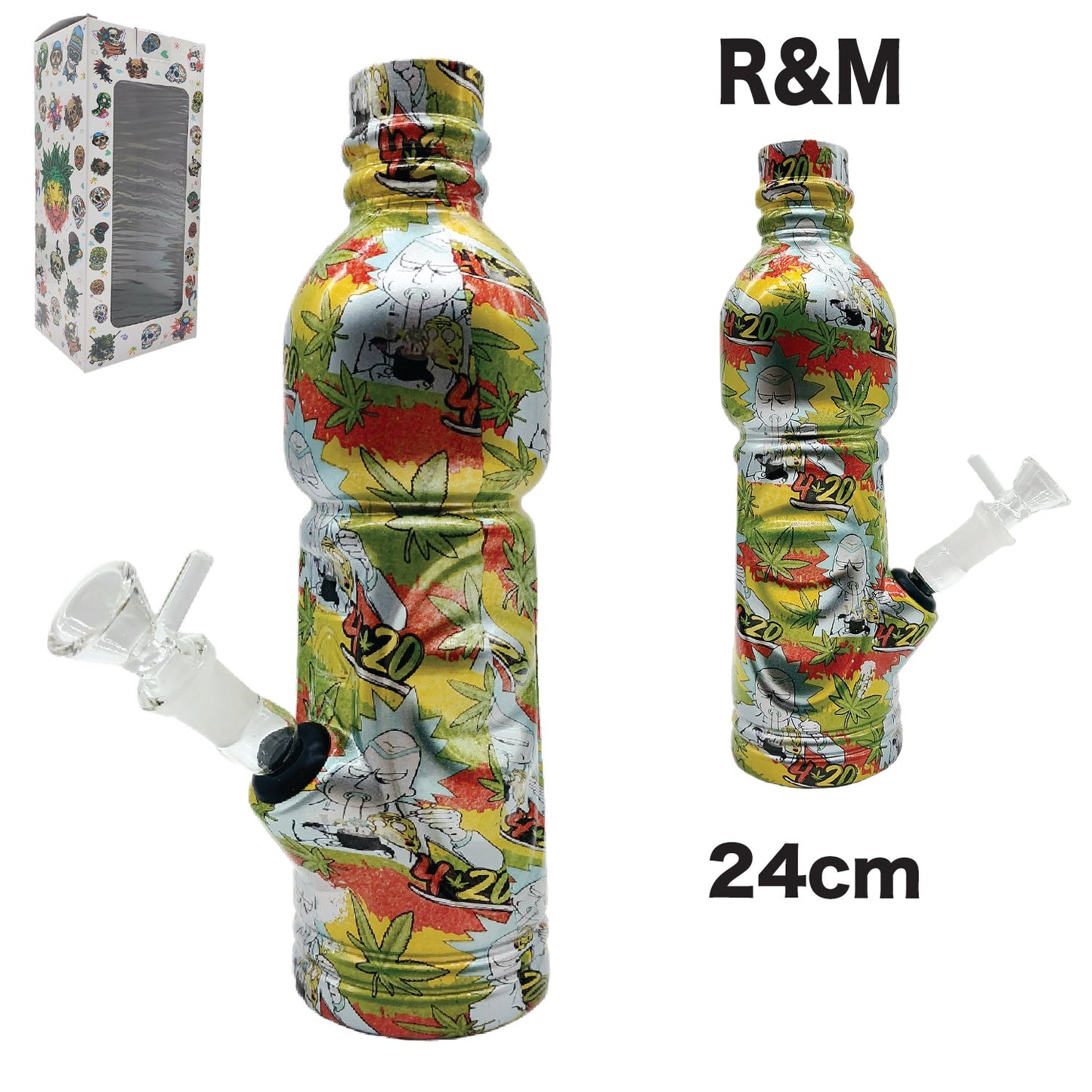 Water Pipe BO128B Rick n Morty 24cm