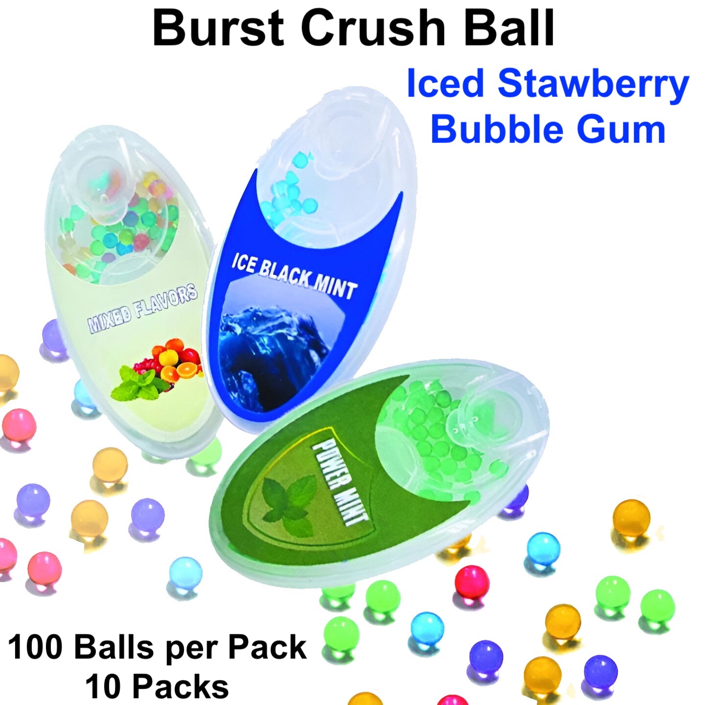 Aroma Diffuser Little Beads Strawberry Bubble Gum 10pk