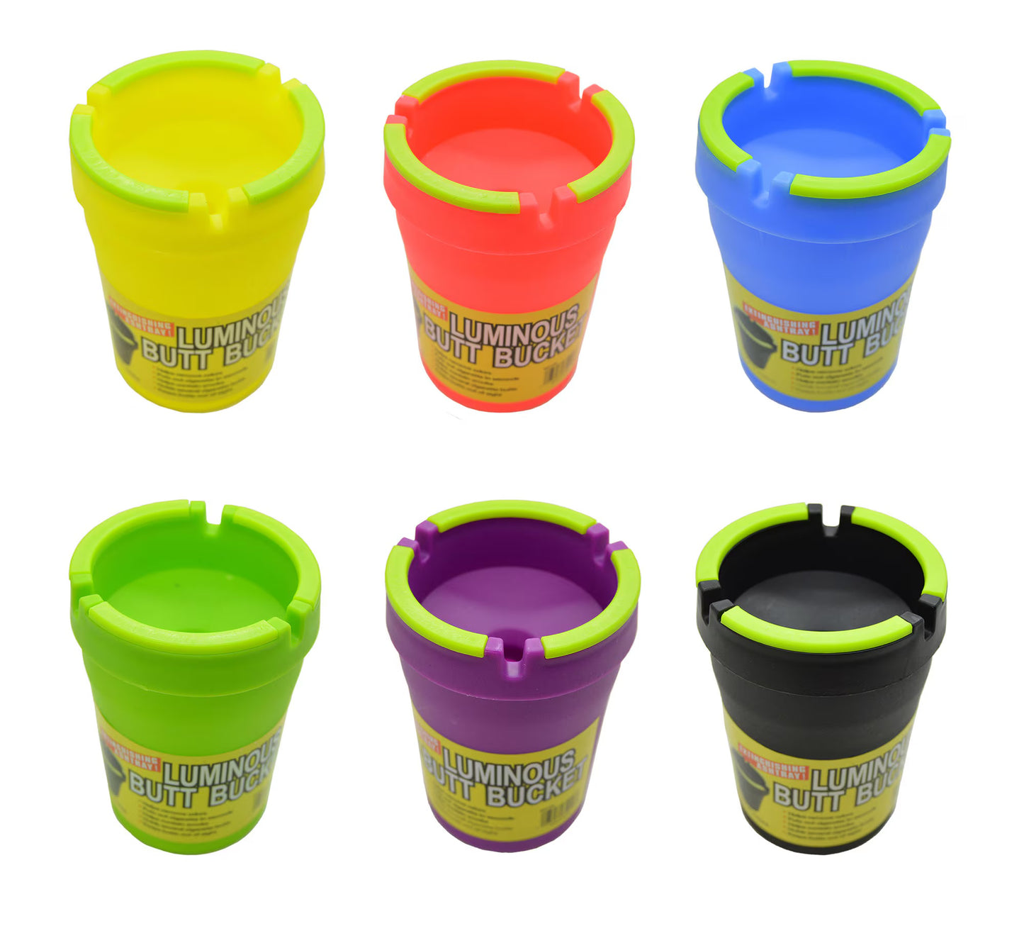 Butt Bucket Small Glow in Dark (12/Tray)