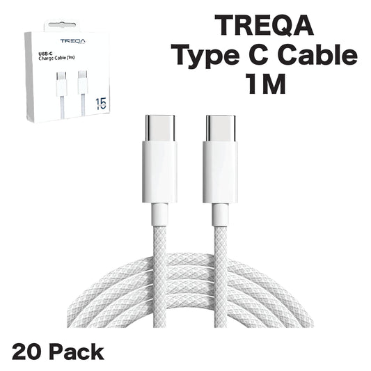 Mobile Treqa C to C 1m CA-1018 Cable 20pk
