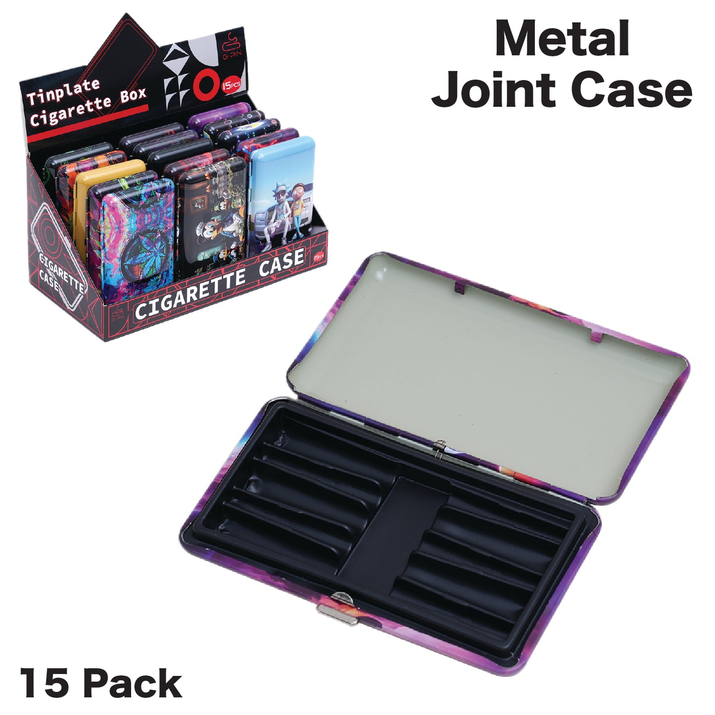 Metal Joint Case Rick n Morty CAS27 (15 Pack)