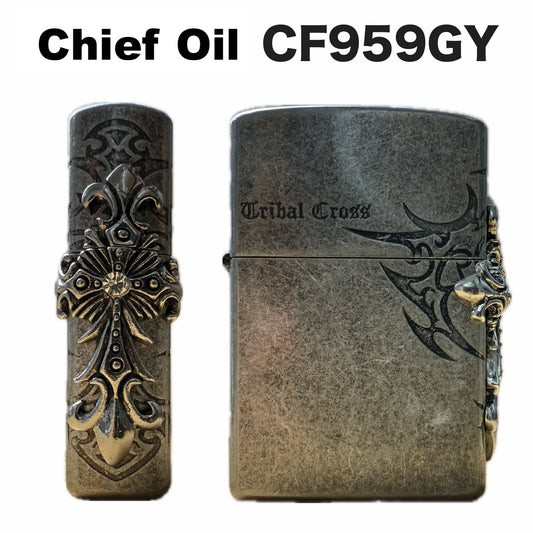 Chief Lighter CF959GY with Gift Box Cross