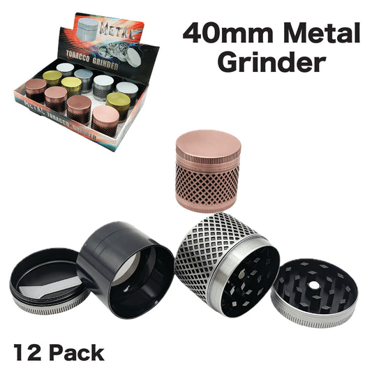 Grinder G31 Metal 40mm (12 Pack)