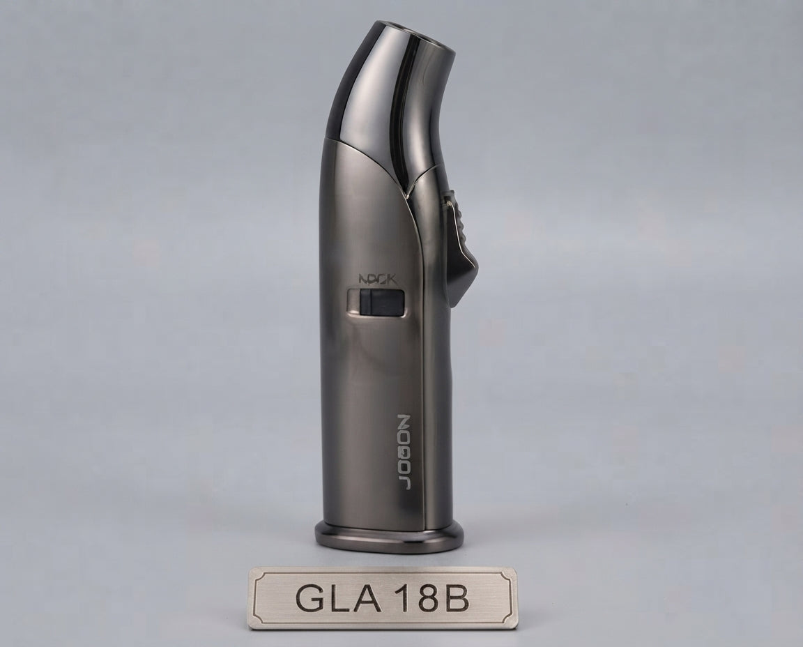 GLA 18B Jobon Gift Lighter High Flame - BLACK