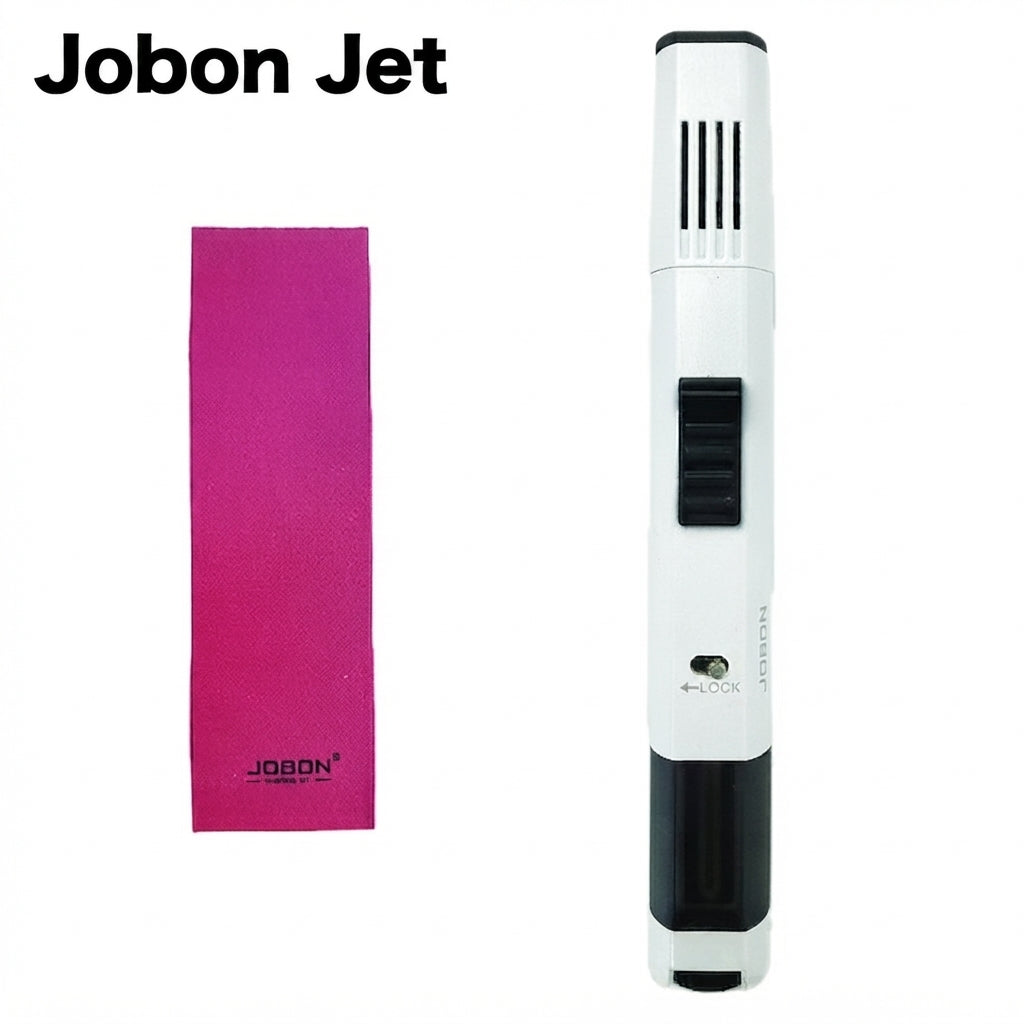 LIG 154D JOBON LIGHTER WITH SINGLE FLAME RGB - WHITE