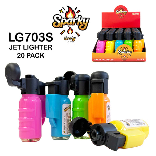 Jet Lighter Sparky LG703S Torch (20 Pack)