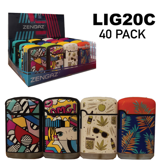 Jet Lighter Zengaz LIG20C (40 Pack)