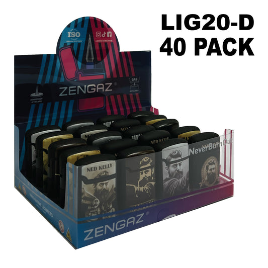 Jet Lighter Zengaz LIG20D (40 Pack)