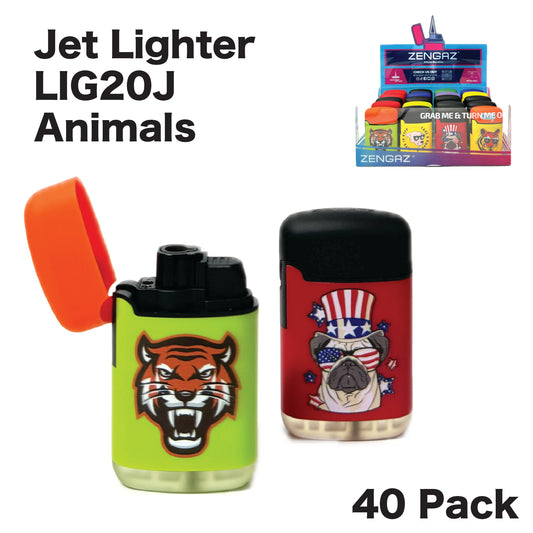 Jet Lighter Zengaz LIG20J (40 Pack)