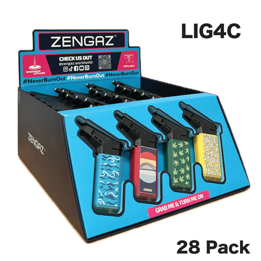 Jet Lighter Zengaz LIG4C (28 Pack)