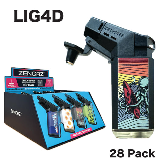 Jet Lighter Zengaz LIG4D (28 Pack)
