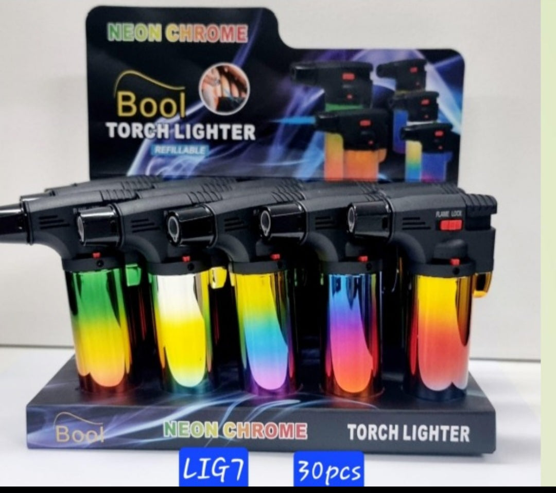 Bool Lighter Neon Chrome 30PK LIG7