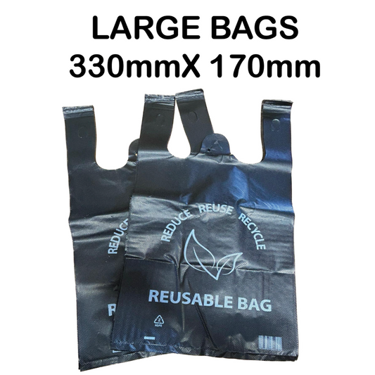 Large Shopping Bags Black (500 bags)