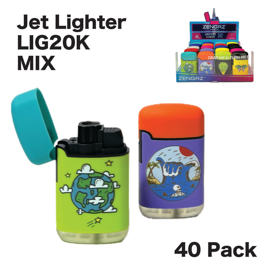 Jet Lighter Zengaz LIG20K (40 Pack)