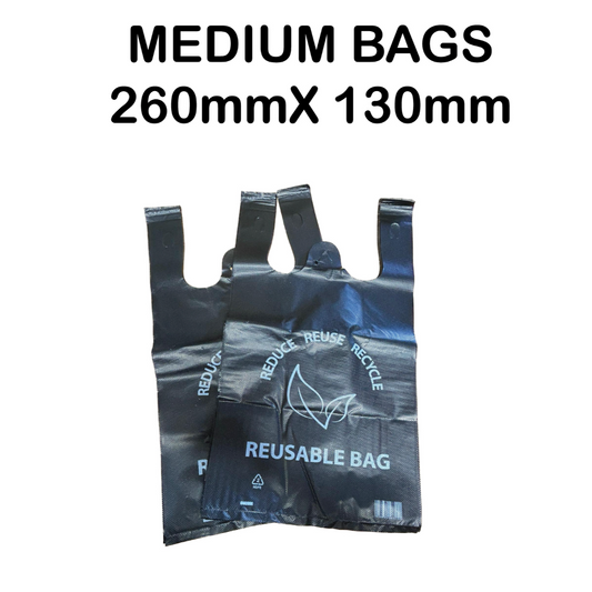 Medium Shopping Bags Black (700 bags)